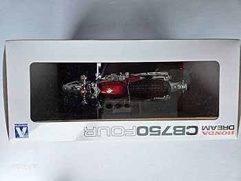 アオシマ 1/12 完成品 cb750four キャンディレッド Amazon | スカイネット 1/12 完成品バイク Honda CB750FOUR (K0